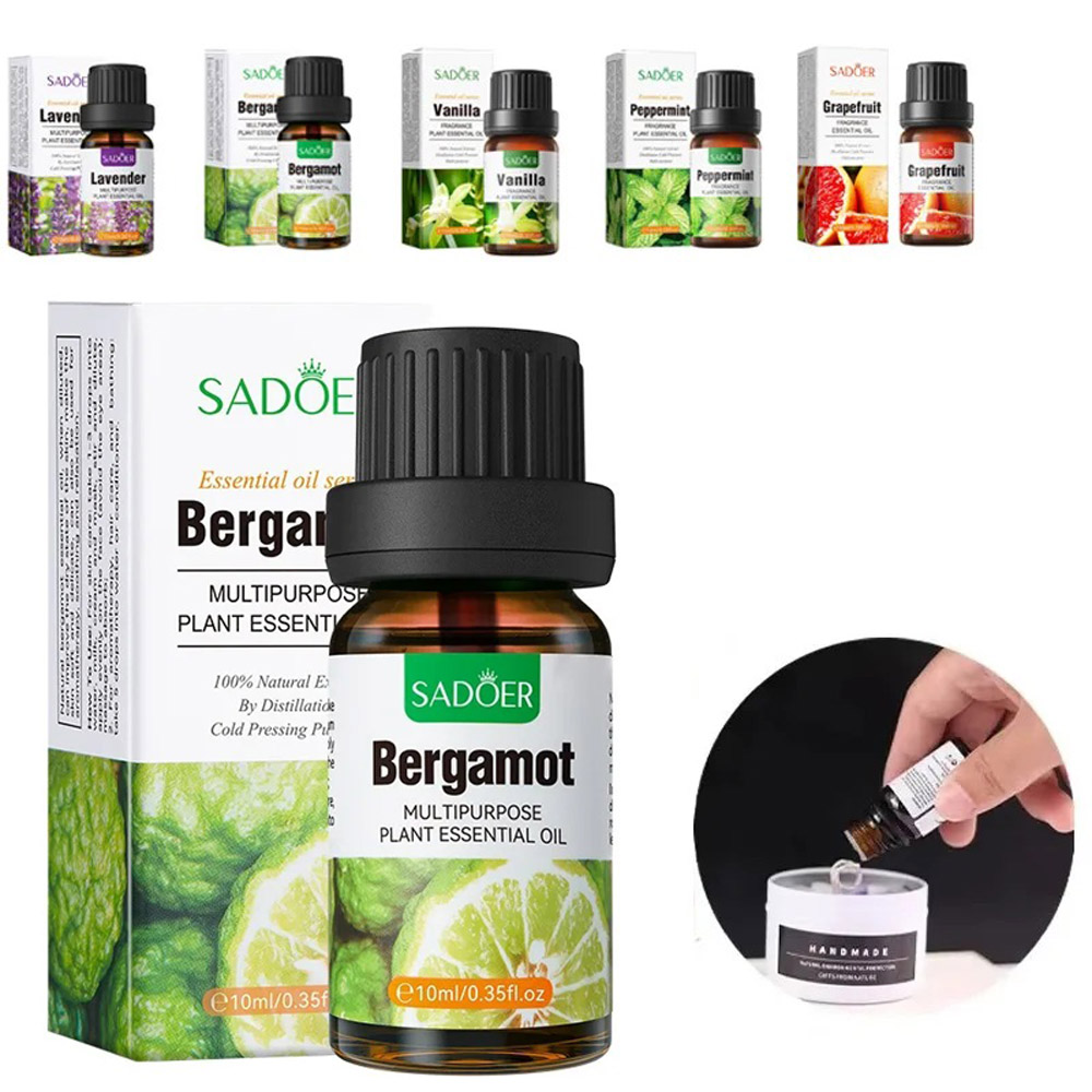 Home Fragrance Bergamot - SADOER 10 мл Эфирное масло бергамота,