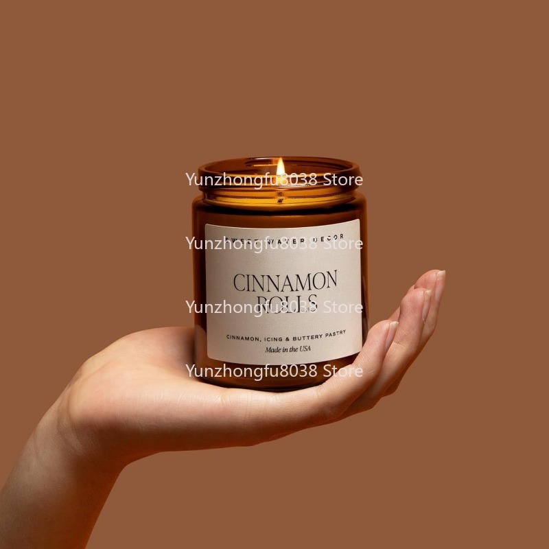 Amber Jar Candle - Теплые специи и аромат цитрусовых для