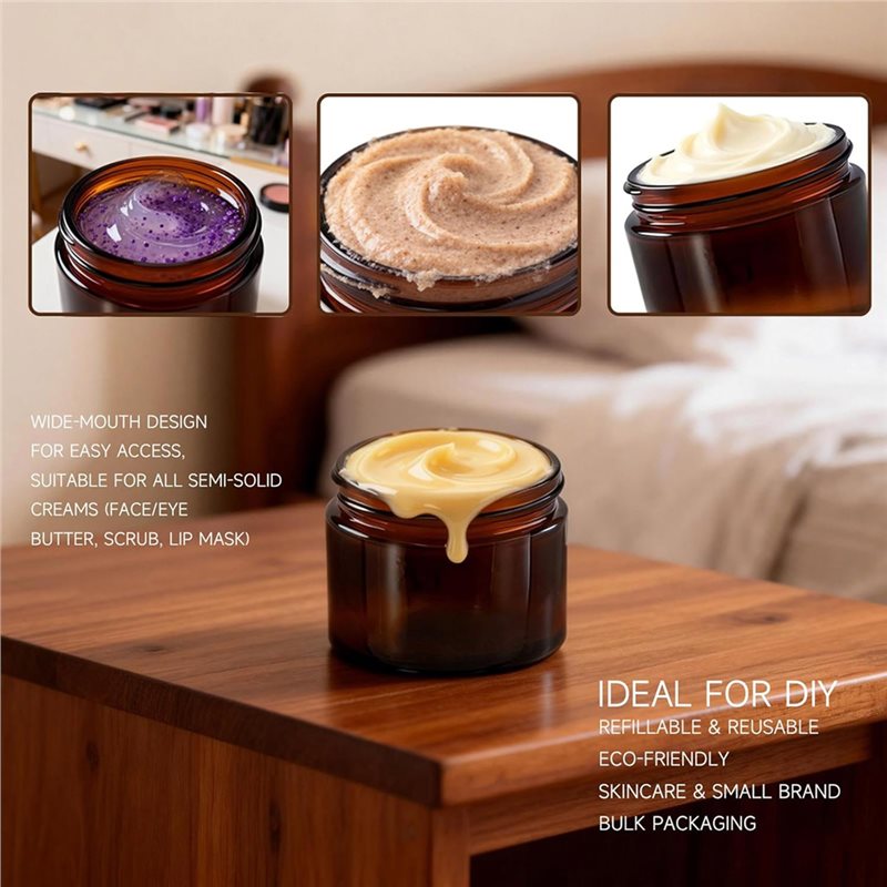 Amber Jar Candle - AA05 Для домашней косметики, бальзамов, свечей,
