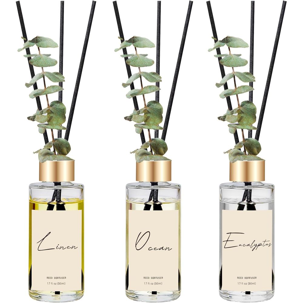Home Fragrance Eucalyptus - Набор из 3 ароматических диффузоров с