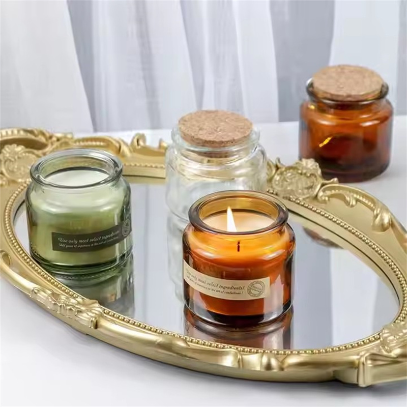 Amber Jar Candle - 60 шт., стеклянные стаканы для свечей