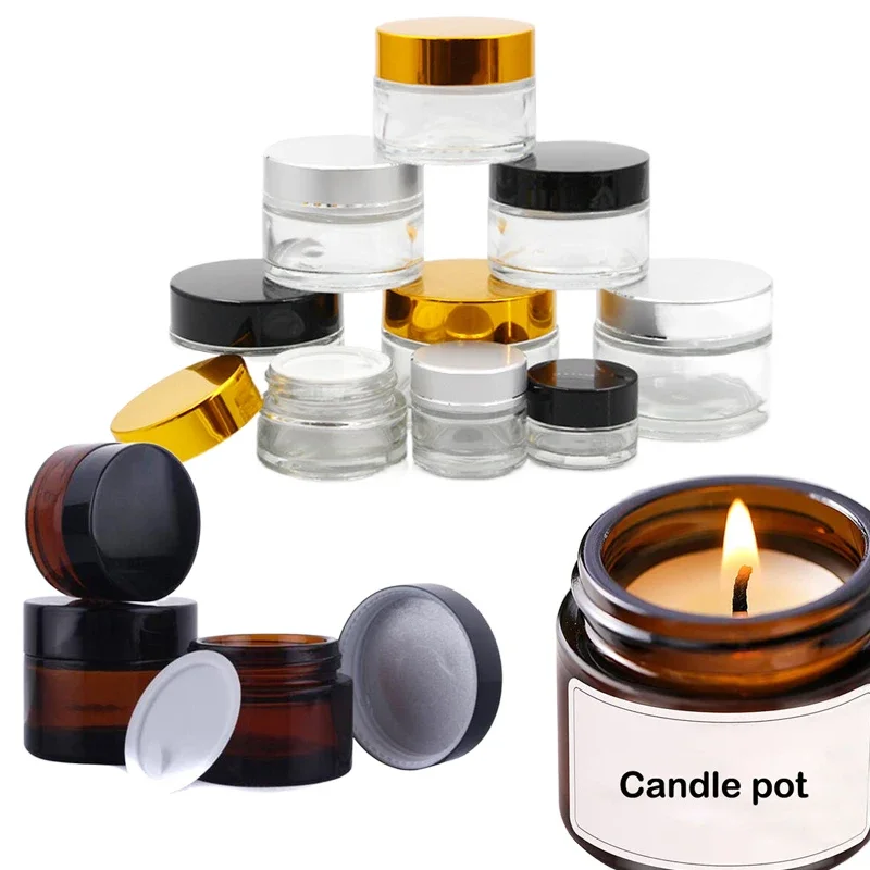Amber Jar Candle - Набор из 5 мини-баночек для кремов