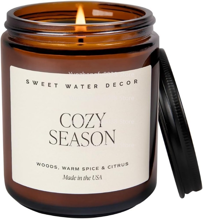 Теплые специи и аромат цитрусо – обзор и цена Amber Jar Candle