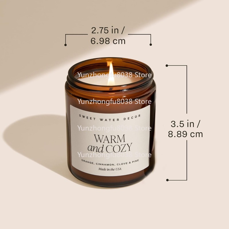 Теплые специи и аромат цитрусо – обзор и цена Amber Jar Candle
