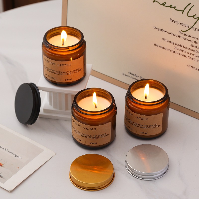 Ароматическая свеча из соевого – обзор и цена Amber Jar Candle