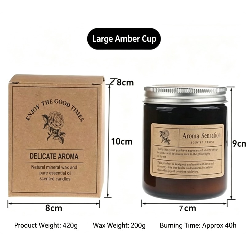 Ароматическая свеча из соевого – обзор и цена Amber Jar Candle