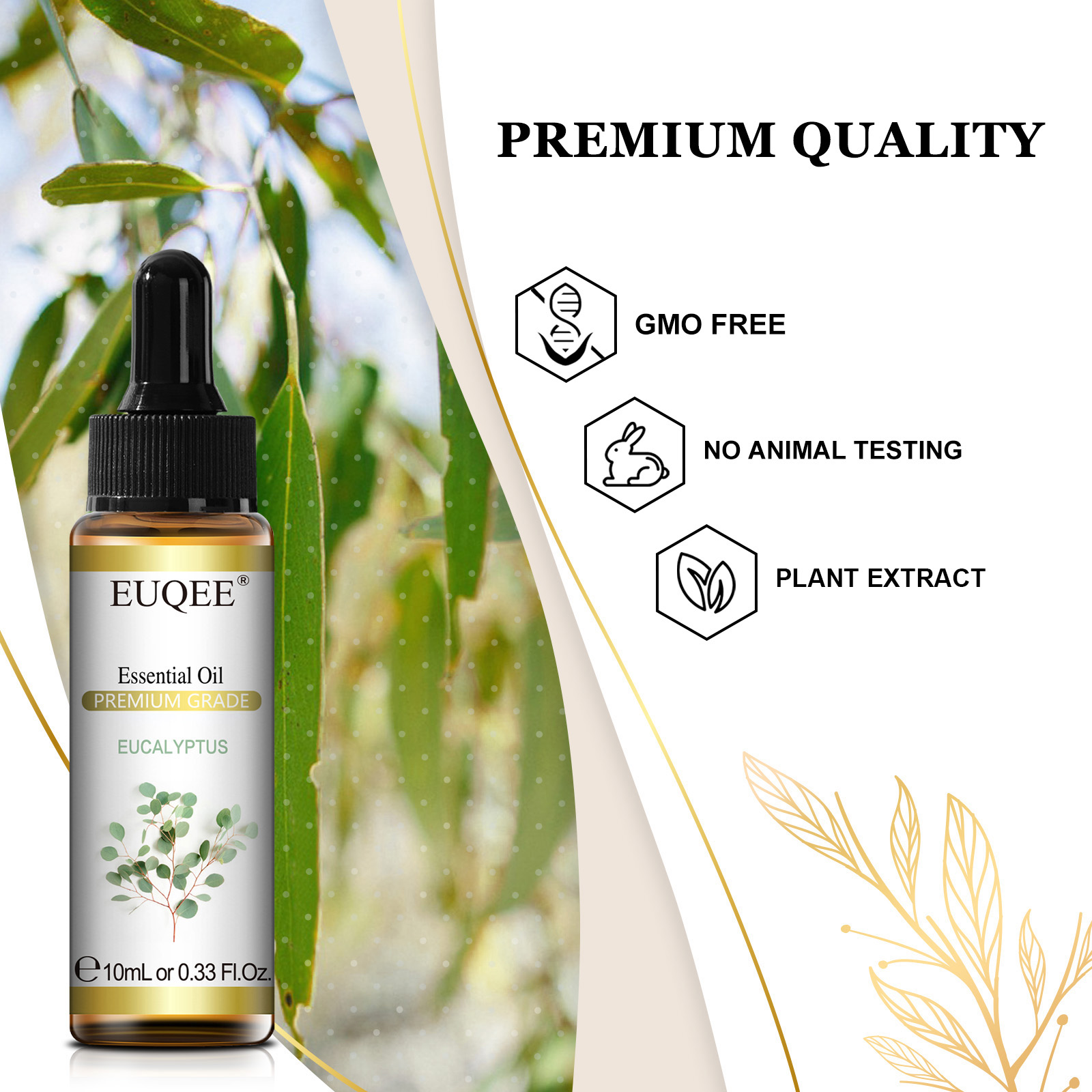 EUQEE 10 мл натуральные эфирны – обзор и цена Home Fragrance Eucalyptus
