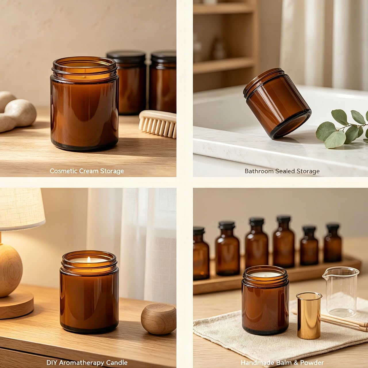 Набор из 30 янтарных стеклянны – обзор и цена Amber Jar Candle